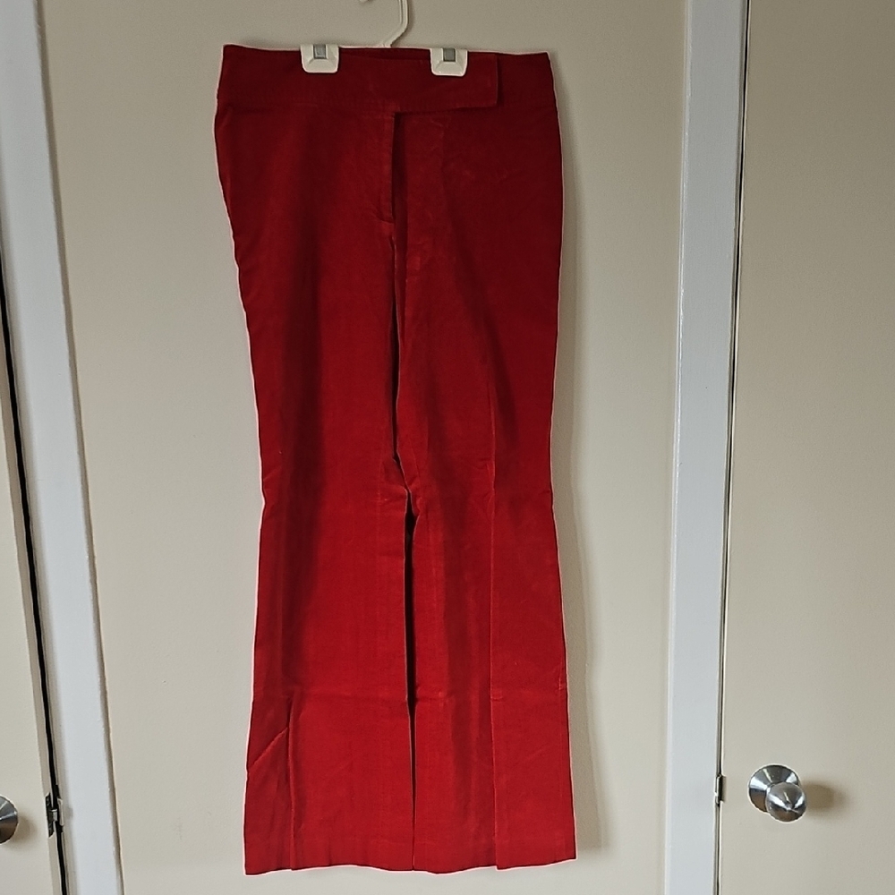 4/$20 In The Wash Red Corduroy Flare Pants